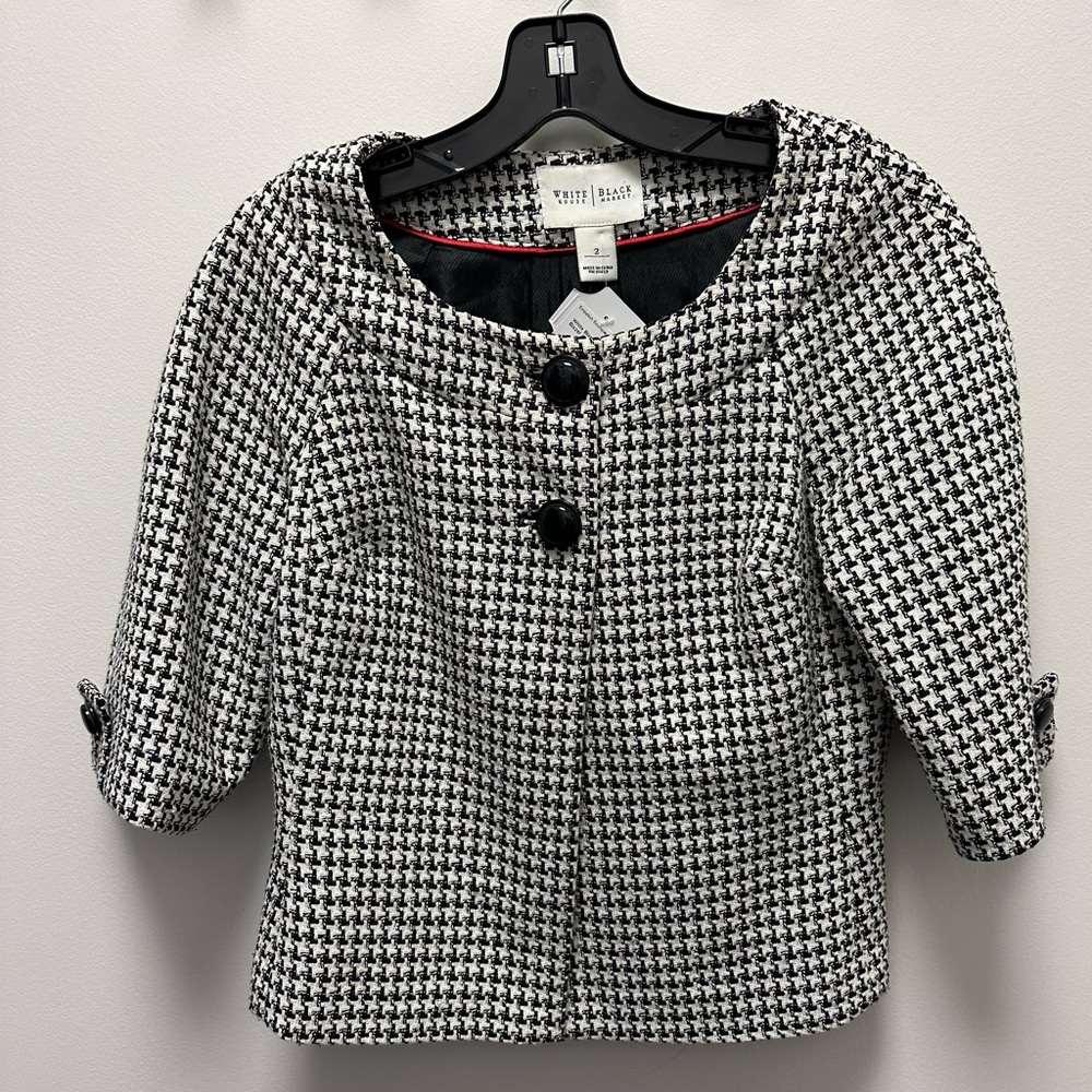 White House Black market blazer 3/4 sleeves size 2